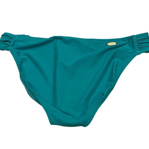 Jessica Simpson Women's Solid Hipster Bikini Bottom Size Large - Picture 3 of 6